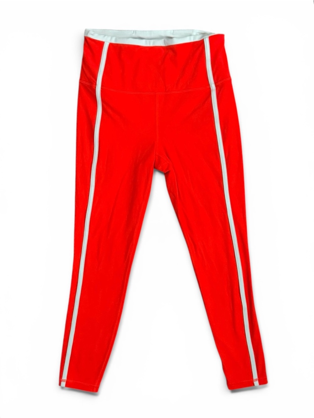 Athleta Ultra High Rise Elation 7/8 Tight Red Contrast Trim Small